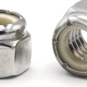 TUERCAS SEGURIDAD NYLON INOXIDABLE  PULGADAS